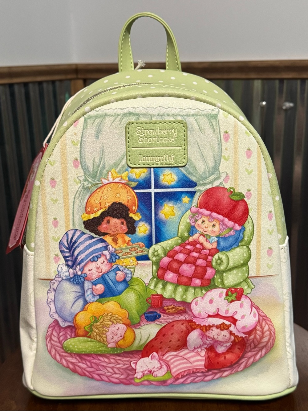 Loungefly Strawberry Shortcake Slumber Party Mini Backpack NEW